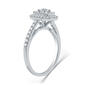 Nova Star&#174; Lab Grown Diamond Emerald Shaped Bridal Ring - image 2