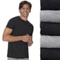 Mens Hanes Ultimate® Core 5pk. Tee - Black/Grey - image 2