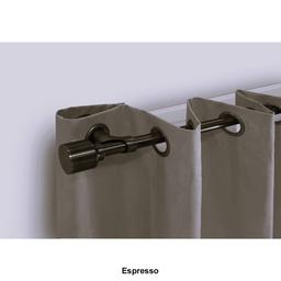 Blackout Cap Finial Curtain Rod