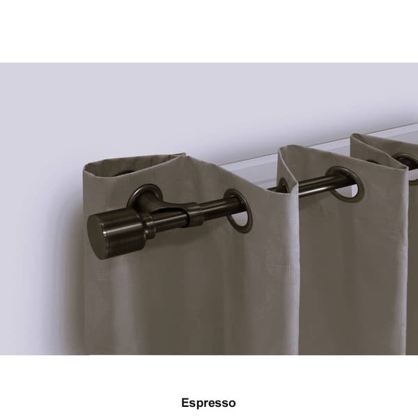 Blackout Cap Finial Curtain Rod