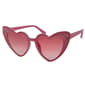 Womens Fantas Eyes Cheerleader Heart Shape Sunglasses - image 1