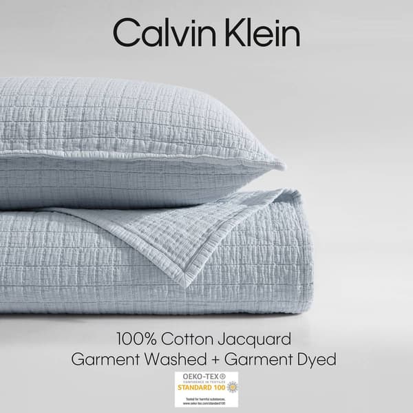 Calvin Klein Essential Garment Washed Cotton Coverlet
