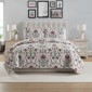 VCNY Home Province 3pc. Coco Floral Damask Printed Quilt Set - image 1