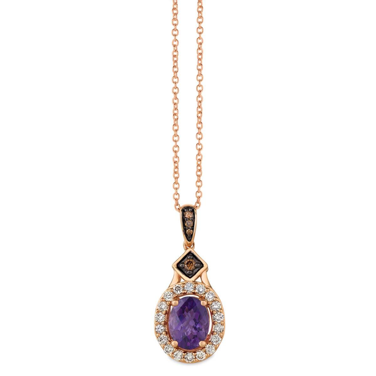 Le Vian(R) Dark Amethyst Chocolate & Nude Diamonds(tm) Pendant