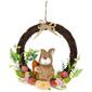Northlight Seasonal Floral Grapevine & Bunny Easter Wreath - image 1