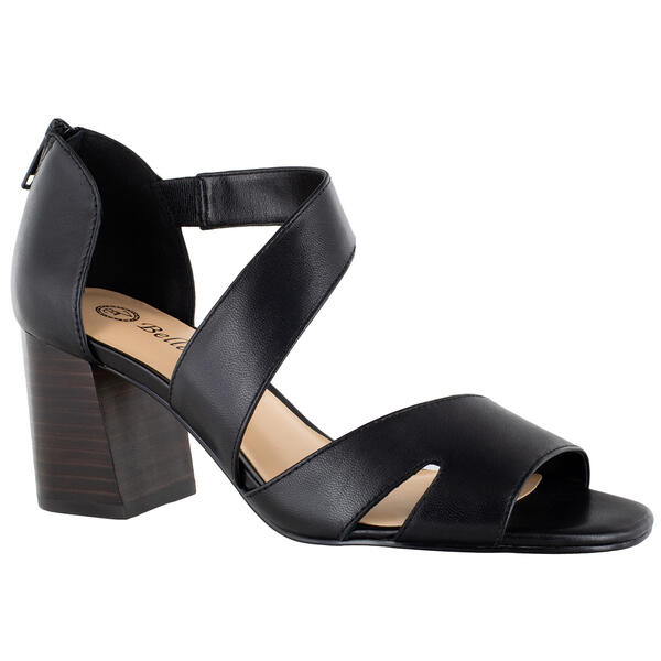 Womens Bella Vita Korrine Leather Block Heel Sandals - image 