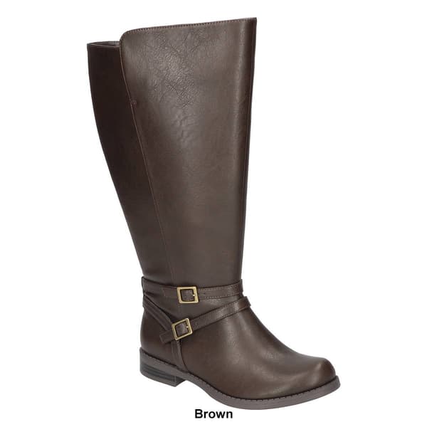Womens Easy Street Bay Plus Plus Tall Boots - Wide Calf