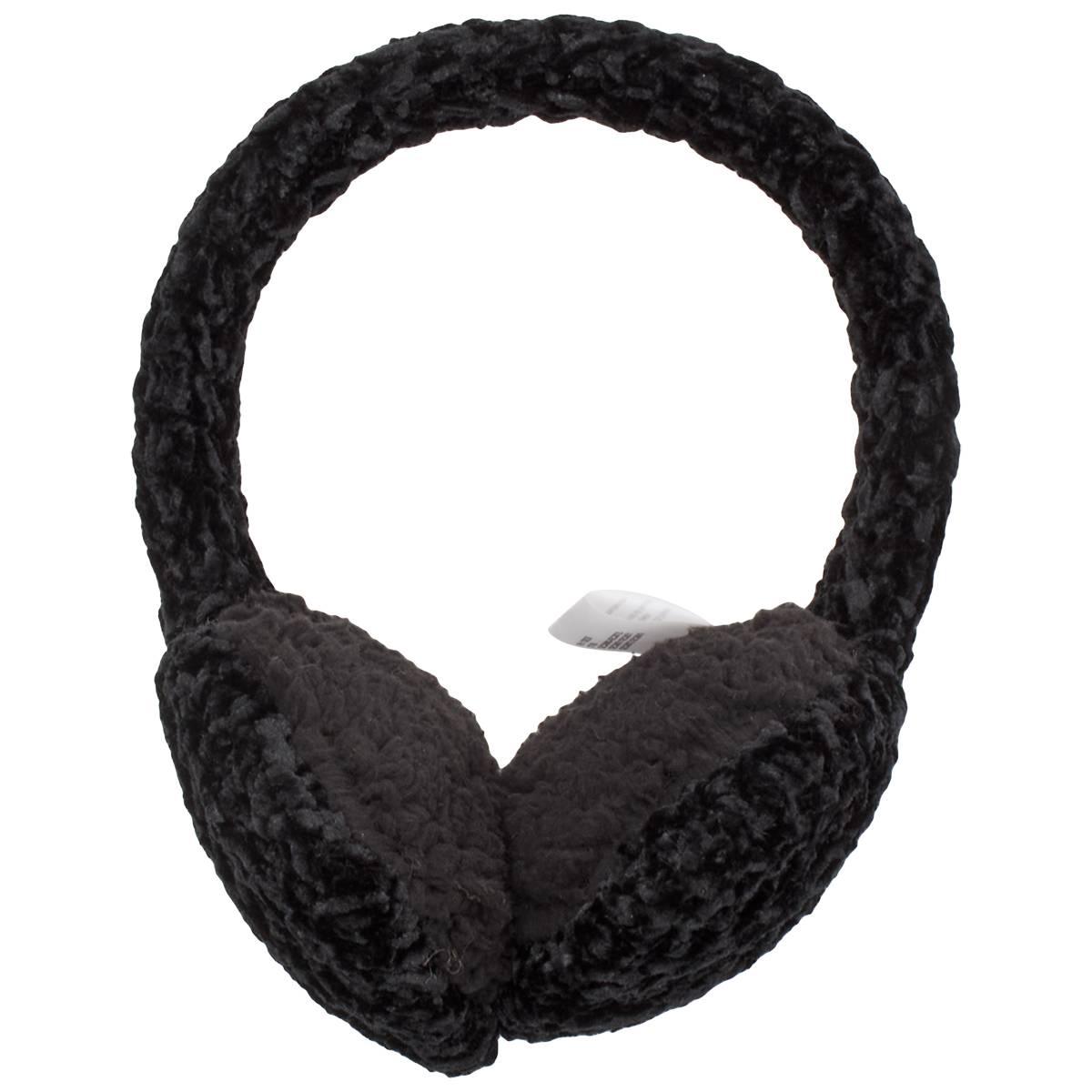 Womens Cuddl Duds Chenille Solid Ear Warmers