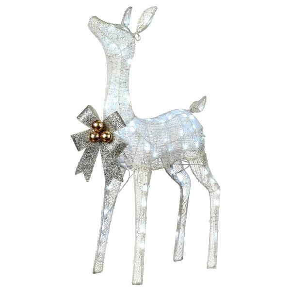 National Tree Pre-Lit 36in. Glittered Fawn - image 