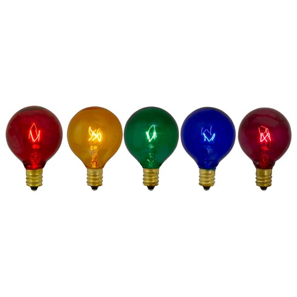 Northlight Seasonal Transparent Christmas Replacement Light Bulbs