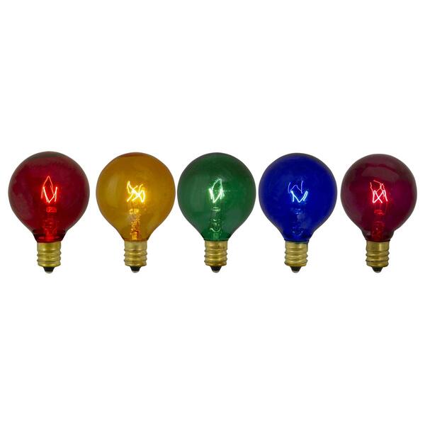 Northlight Seasonal Transparent Christmas Replacement Light Bulbs - image 