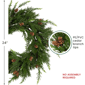Northlight Real Touch™ 24in. Cypress & Pinecone Christmas Wreath - image 6