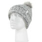 Womens Heat Holders(R) Marseille Rib with Pom Pom Hat - Grey - image 1