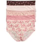 Plus Suze Laura Ashley(R) 5pk Micro Brief Panties - LS8647-5PKC - image 1