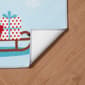 VCNY Home Christmas Sleigh Light Blue Indoor Scatter Rug - image 4