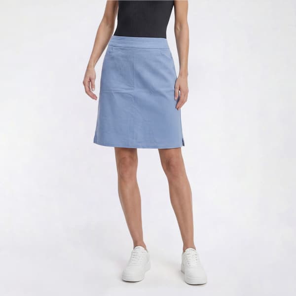 Womens Napa Valley Cotton Super Stretch Split Hem Skort