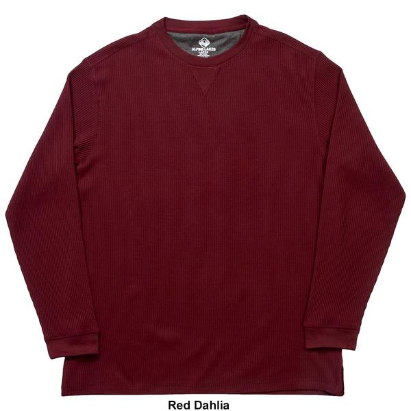Mens Alpine Lakes Long Sleeve Waffle Thermal Crew Shirt - image 