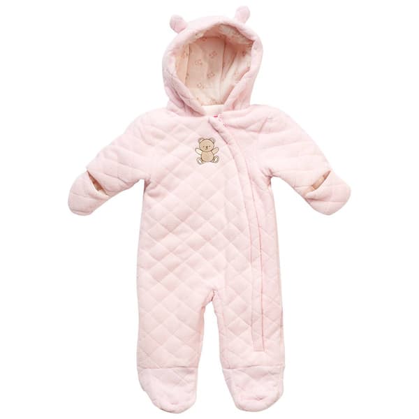 Baby Girl &#40;NB-9M&#41; Wippette&#40;R&#41;   Bear Fleece Pram - image 