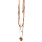 Ashley Cooper(tm) Gold-Tone Berry Bead 3 Row Chain Necklace - image 1