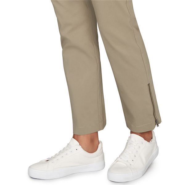 Petite Skye’s the Limit Fresh Start Zipper Hem Tapered Pants