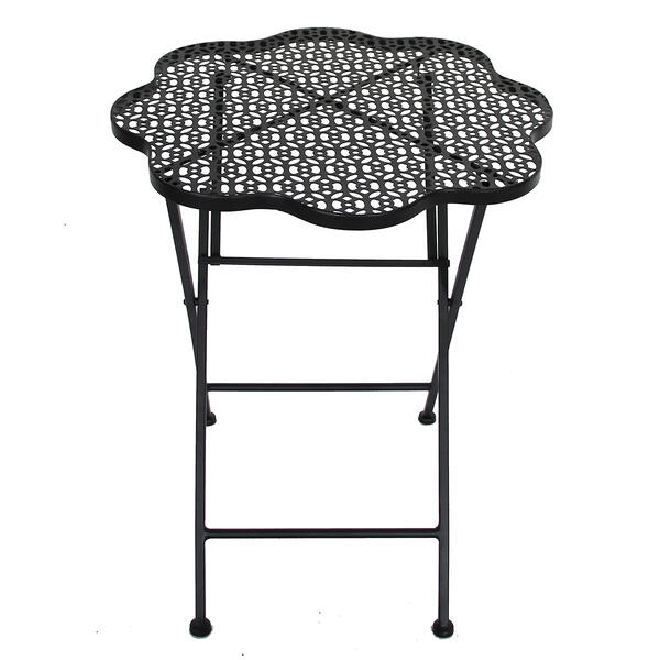 Folding Flower Table - Black - image 