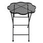 Folding Flower Table - Black - image 1