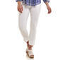 Juniors Zoe + Phoebe Solid Millennium Ankle Pants w/ Faux Pocket - image 1