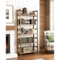 Fairway Avenue Home™ Solid Acacia 5-Tier Folding Bookcase - image 7