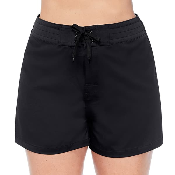 Plus Size Leilani Beachy Swim Shorts - image 