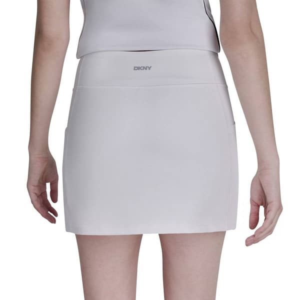 Womens DKNY Sport Solid High Waist Balance Compression Skort
