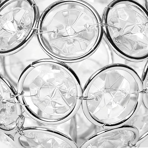 Elegant Designs&#8482; Elipse Crystal 3in. Circular Decorative Vase