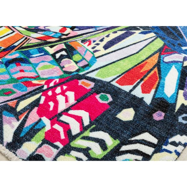 Elizabeth Sutton Maisie Chasing Rainbows Rectangular Area Rug