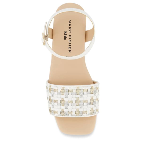 Big Girls Marc Fisher Hazel Woven Slingback Sandals