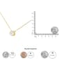 Haus of Brilliance Yellow Gold over Silver Diamond Pendant - image 5