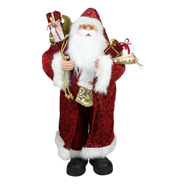 Northlight Seasonal 32in. Standing Santa Claus with Gifts - image 