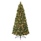 Puleo International 6.5ft. Pre-lit Wall Half Tree - image 1