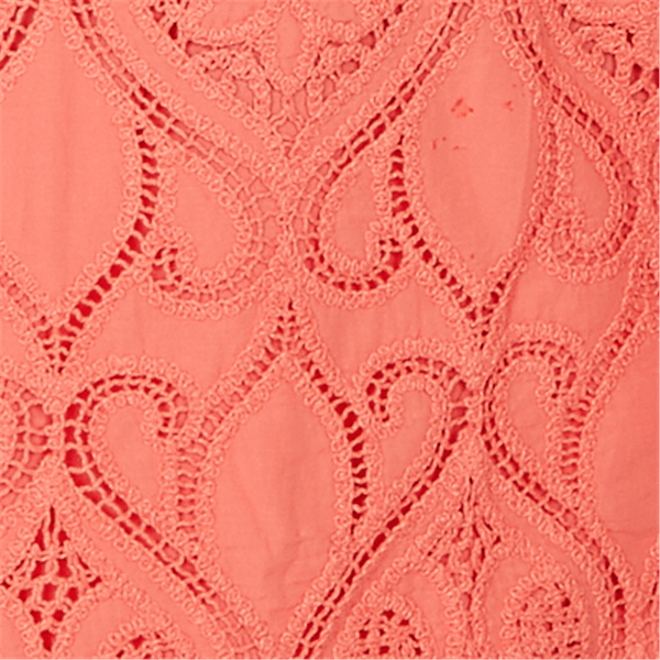 Plus Size Alfred Dunner Resort Living Lace Scroll Henley Blouse