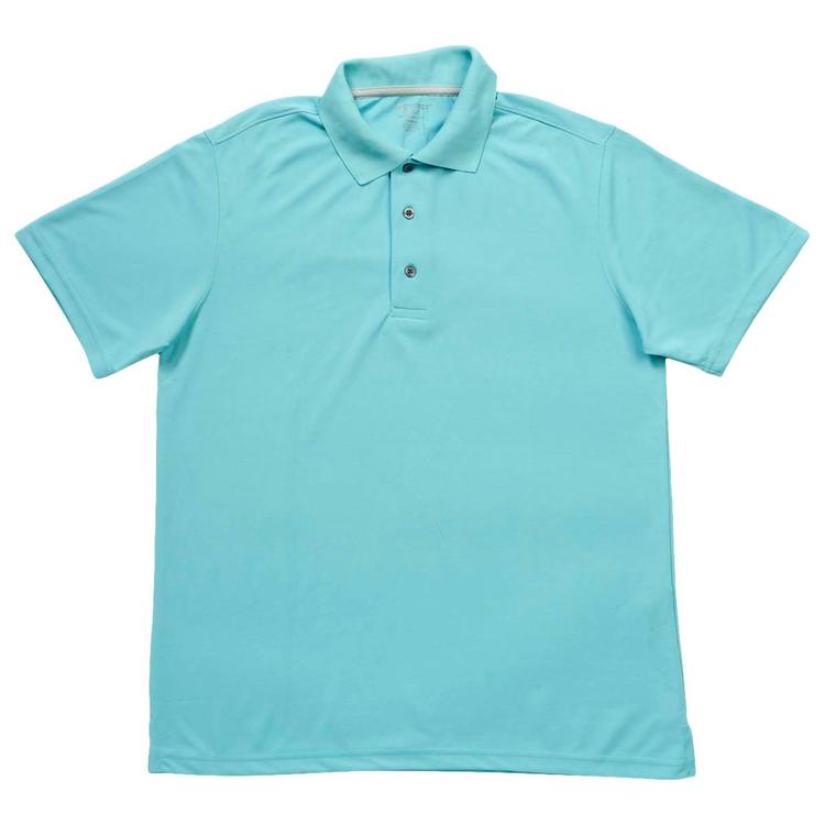 Mens Architect(R) Solid Mesh Stitch Short Sleeve Golf Polo