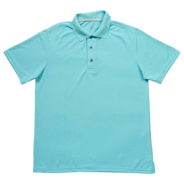 Mens Architect&#40;R&#41; Solid Mesh Stitch Short Sleeve Golf Polo