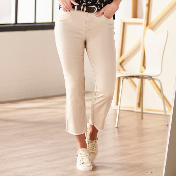 Petite Architect&#40;R&#41; Frayed Hem Denim Jeans