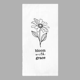 Bloom w/ Grace Flour Sack Kitchen Towel