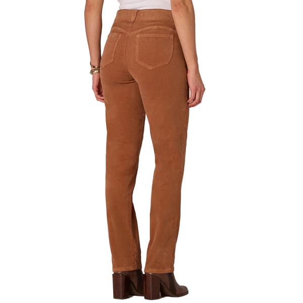 Womens Democracy "Ab"solution&#174; Straight Leg Corduroy Pants