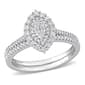 Diamond Classics(tm) 10kt. White Gold 1/2ctw. Diamond Bridal Set - image 1