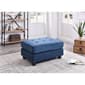 Passion Furniture Malone Tufted Ottoman - image 4