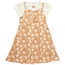 Girls (7-16) Sweet Butterfly® Ribbed Tee & Yummy Leopard Jumper