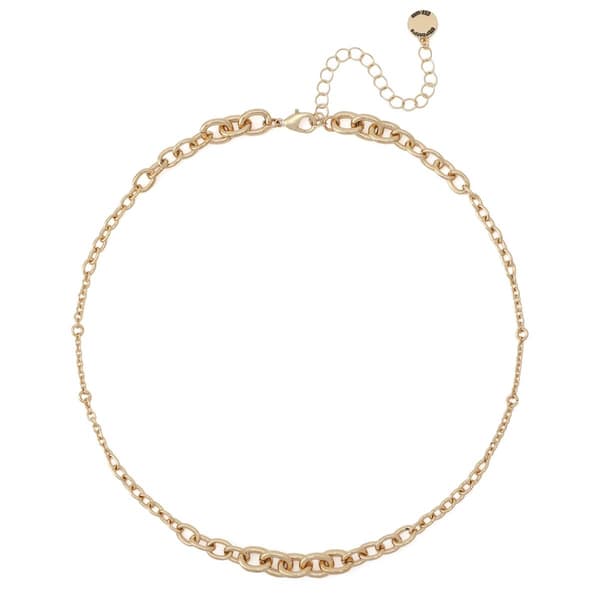 Steve Madden Graduated Chain Bib Necklace