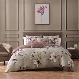 Bebejan® Purple Lilies Cotton 5pc. Reversible Comforter Set