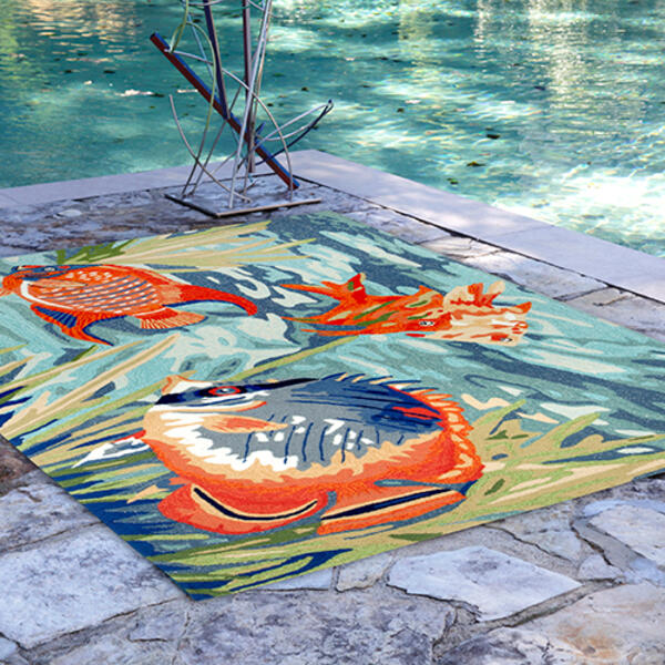 Liora Manne Ravella Tropical Fish Rectangle Accent Rug