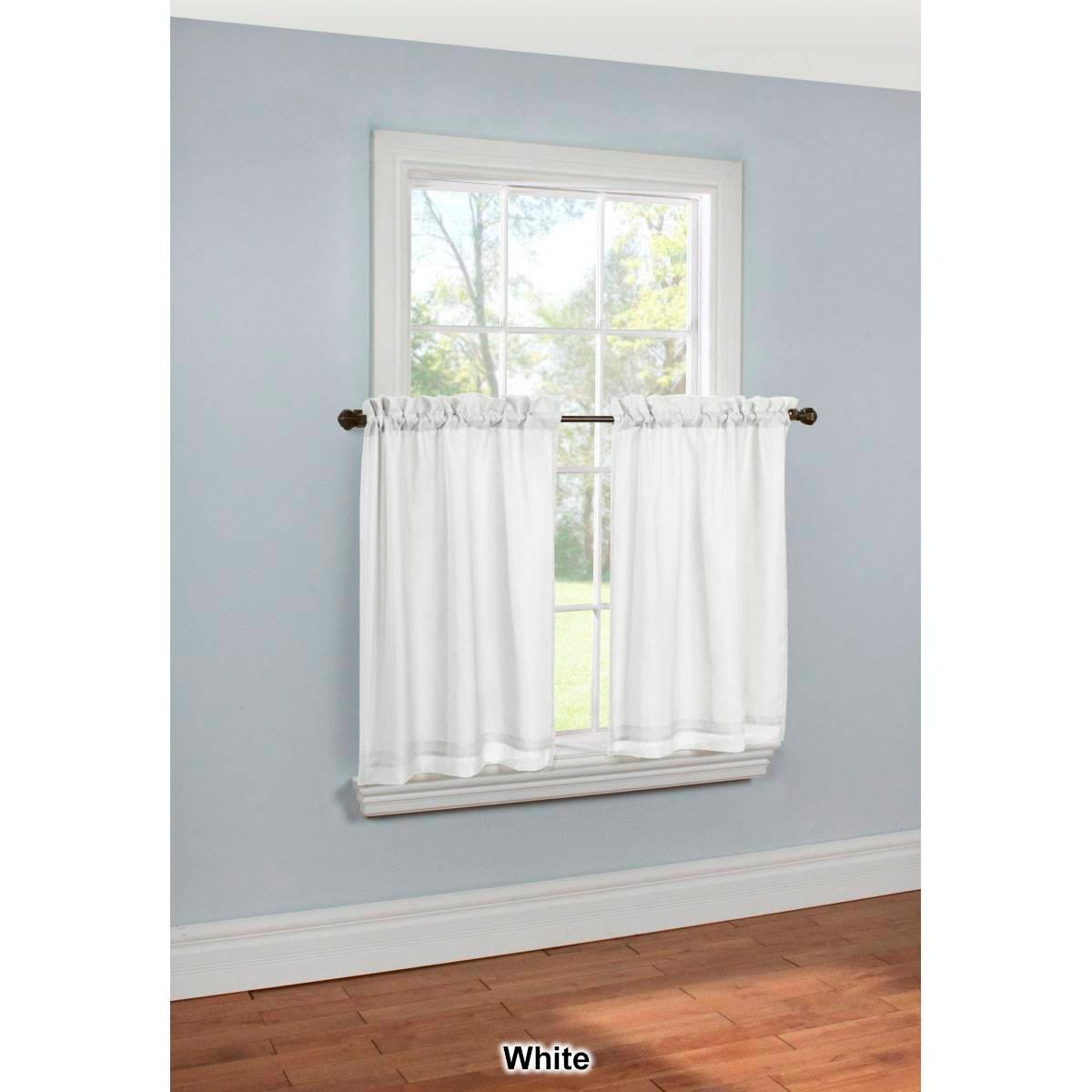 Thermavoile™ Rod Pocket Kitchen Curtains