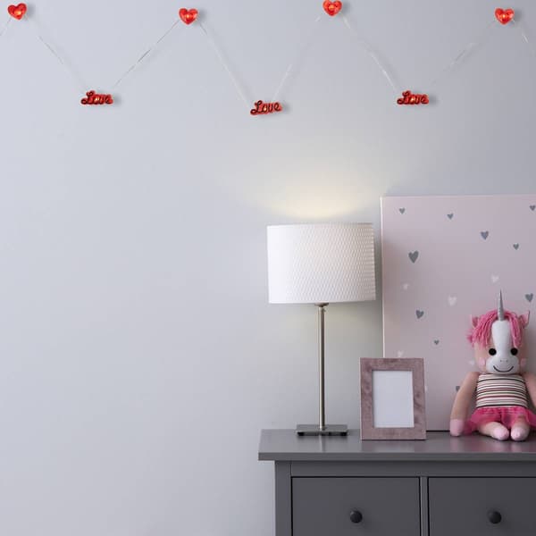 Northlight Seasonal Valentine&#39;&#39;s Day Love &amp; Heart LED Fairy Lights